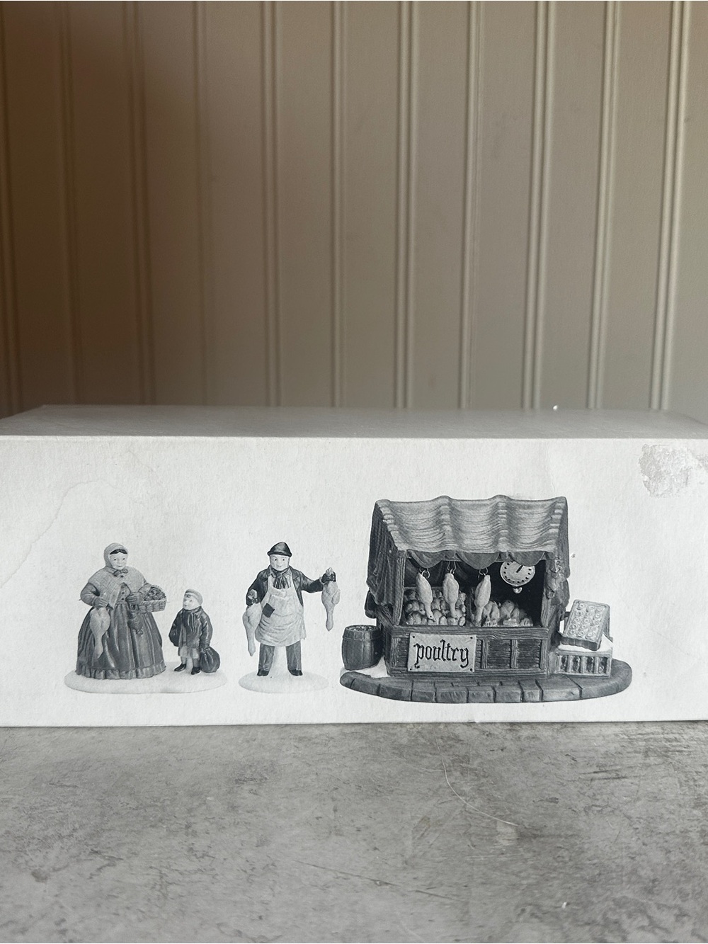 Department 56 Heritage 'Poultry Market' 3 pc Set #5559-0 Village Accessories
